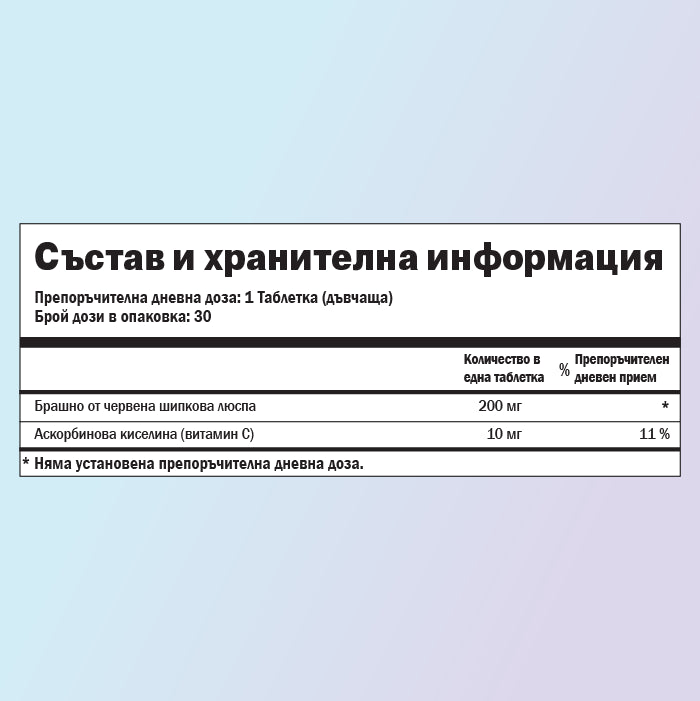 Витамин Ц за деца Драко хранителни стойности